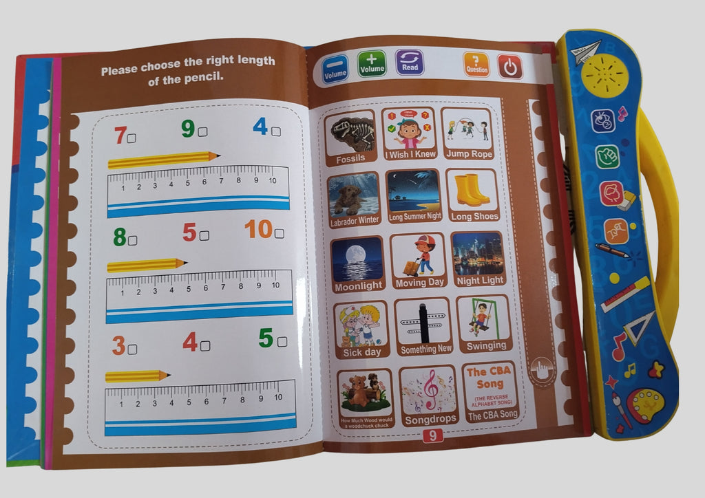 Interactive Sound Learning Book for kids 10 in 1