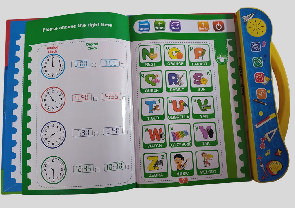 Interactive Sound Learning Book for kids 10 in 1