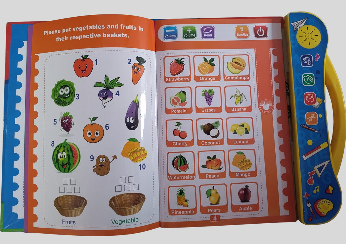 Interactive Sound Learning Book for kids 10 in 1