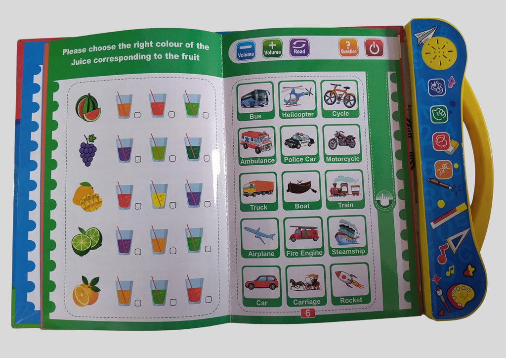 Interactive Sound Learning Book for kids 10 in 1