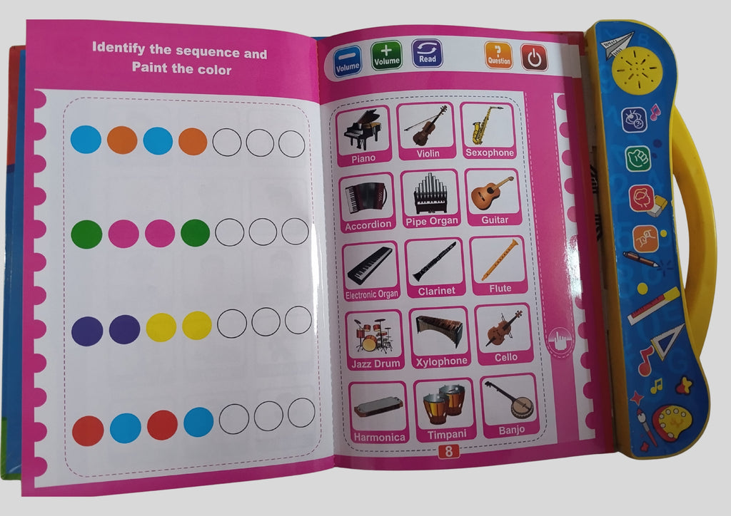 Interactive Sound Learning Book for kids 10 in 1